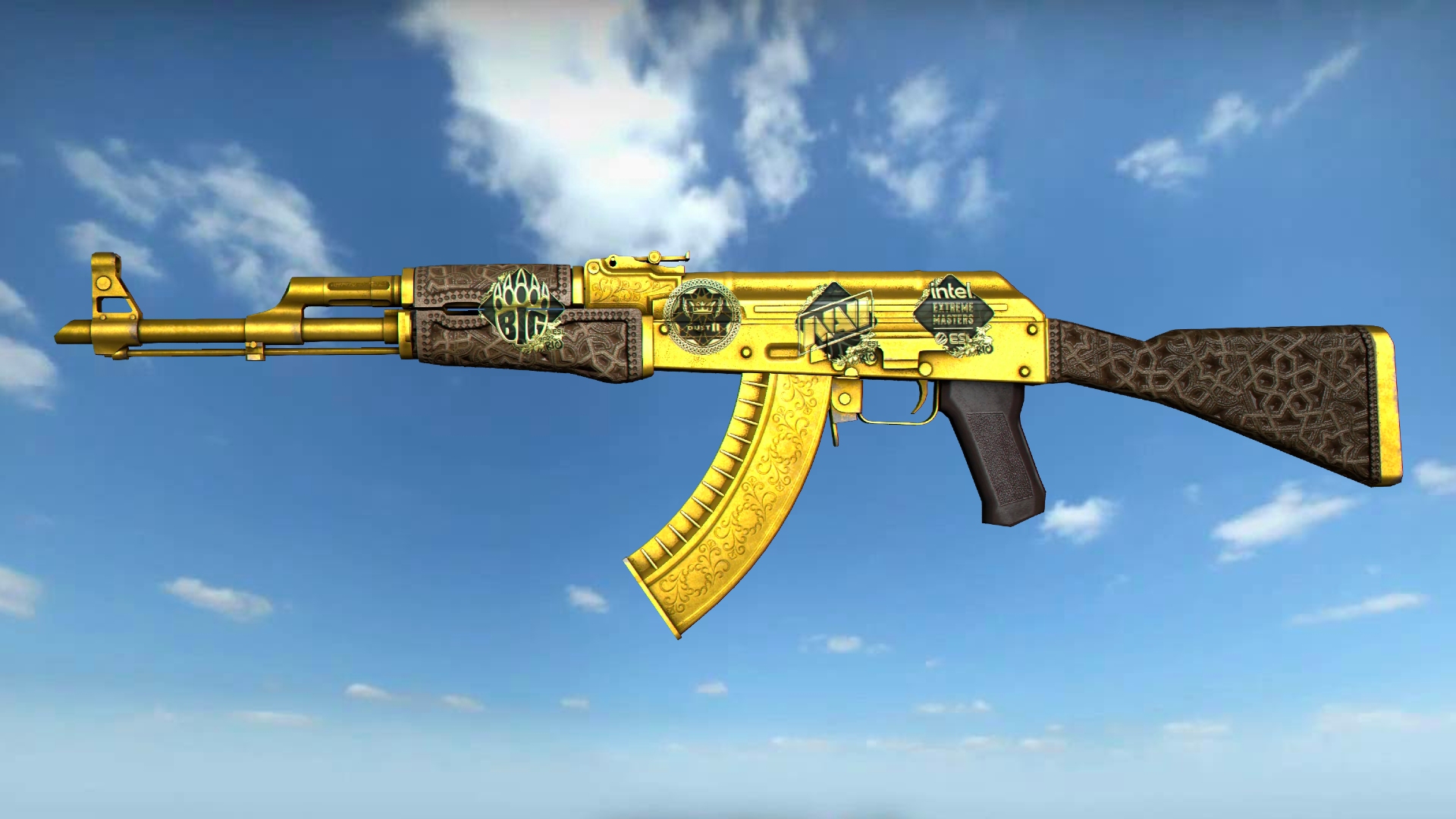 AK-47 Gold Arabesque Souvenir