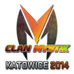 Стикер Clan-Mystik Holo Katowice 2014 в CS2
